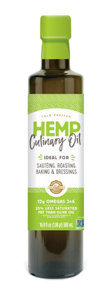 Manitoba Harvest Hemp Culinary Oil, 16.9 fl oz - Cold-Pressed, Gluten-Free