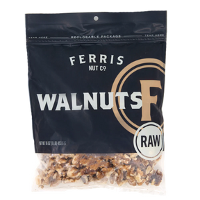 Ferris Nut Co. - Michigan Walnuts, 16 oz (Pack of 12) - USA Grown Nuts