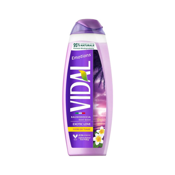 Vidal Exotic Love Tiare Flower Body Wash, 500ml