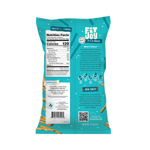 Fitjoy - Grain Free Pretzels Sea Salt - Case Of 12 - 5 oz - Cozy Farm 
