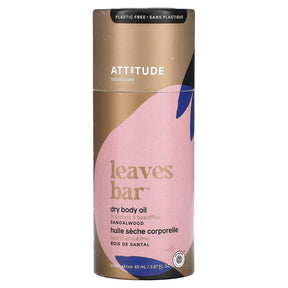 Attitude - Bar Dry Oil Sandalwood, 2.87 oz (Pack of 1) - Moisturizing Body Oil