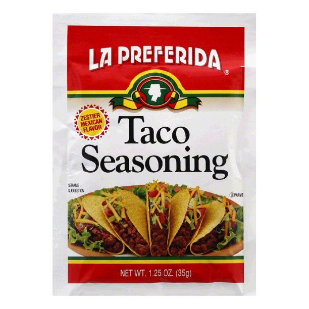 La Preferida Taco Seasoning - 1 Oz, Case of 12 - Cozy Farm 