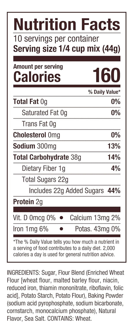 Bob's Red Mill Gluten-Free Yellow Cake Mix, 15.5 oz, Case of 4