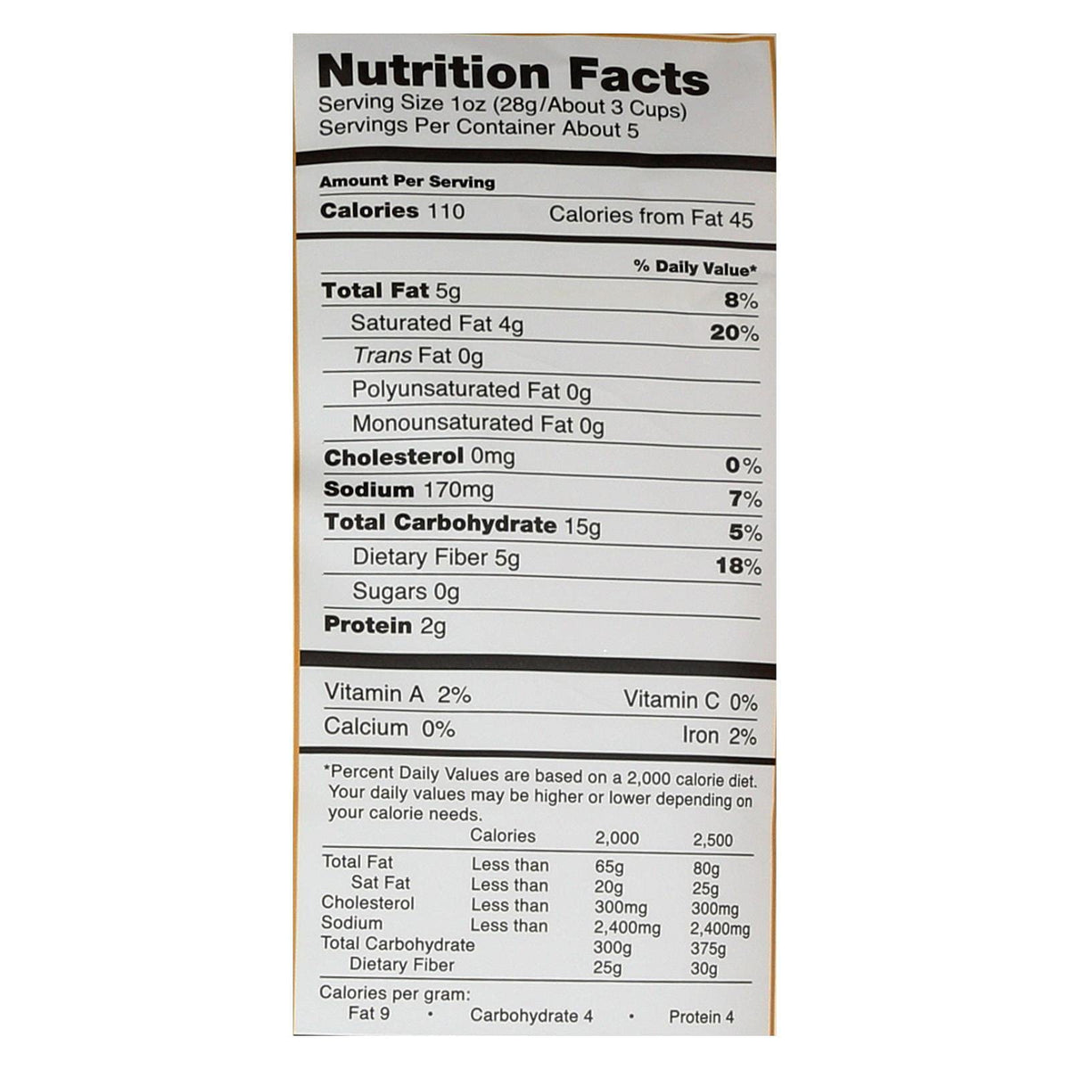 LesserEvil Himalayan Pink Salt Popcorn, 4.6 oz (Case of 12)