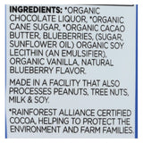 Bars  Nibmor - Chocolate Blueberry Dark 72% Cacao (Pack of 6) 3.28oz Bars - Cozy Farm 