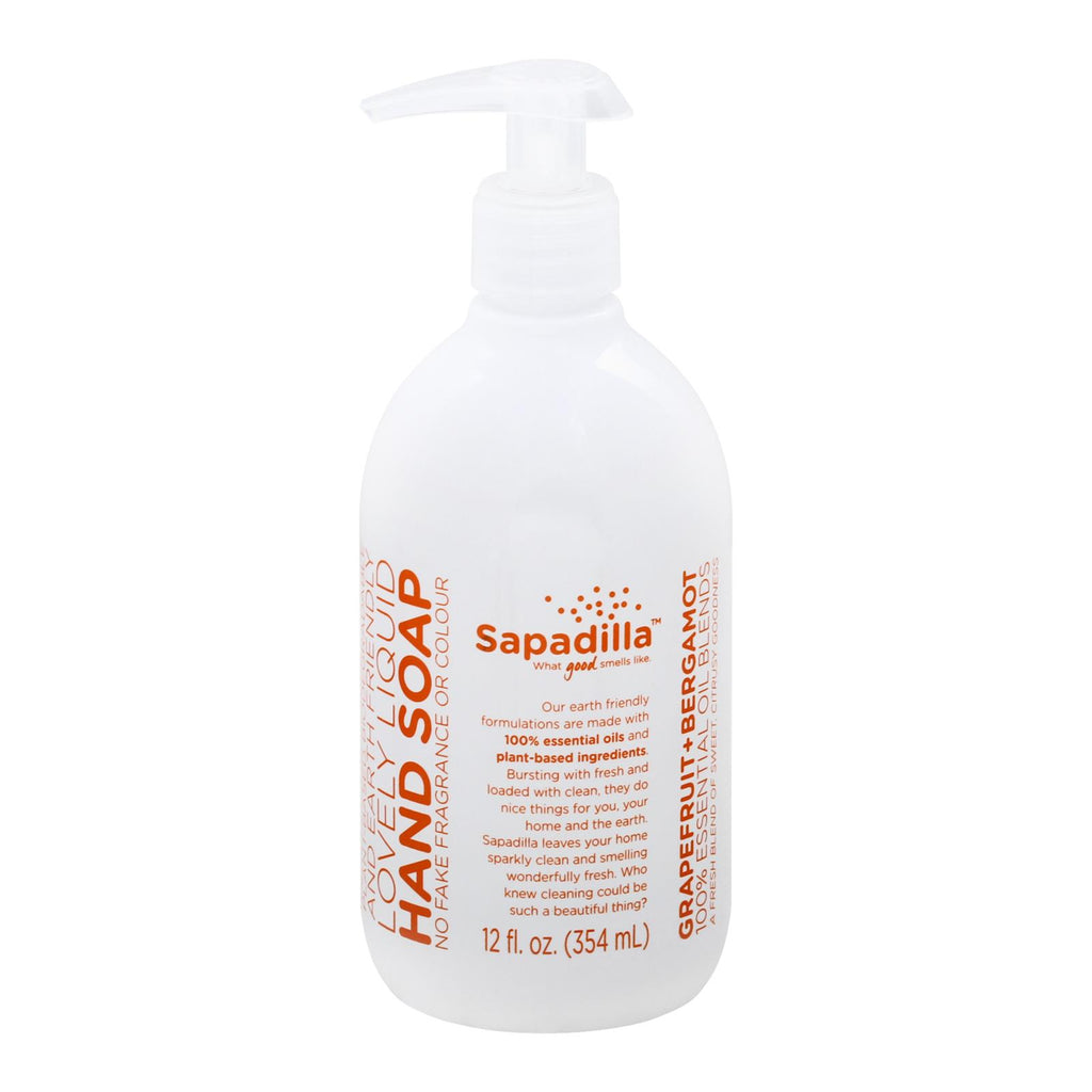 Sapadilla - Hand Soap Grapefruit Bergamot (12 Fl Oz) - Cozy Farm 