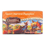 Celestial Seasonings Sweet Harvest Pumpkin Black Tea (Pack of 6-18 Tea Bags) - Cozy Farm 