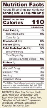 Bob's Red Mill Gluten-Free Cornbread Mix, 20 oz, Pack of 4