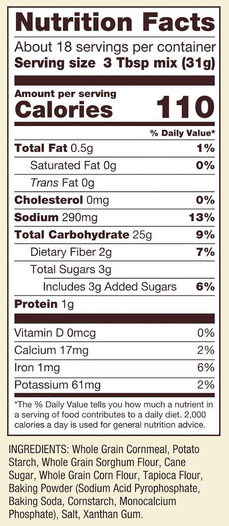 Bob's Red Mill Gluten-Free Cornbread Mix, 20 oz, Pack of 4