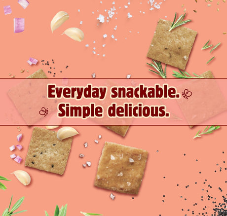 Better With Buckwheat Rosemary Herb Crackers, 4.25 oz (Case of 6)