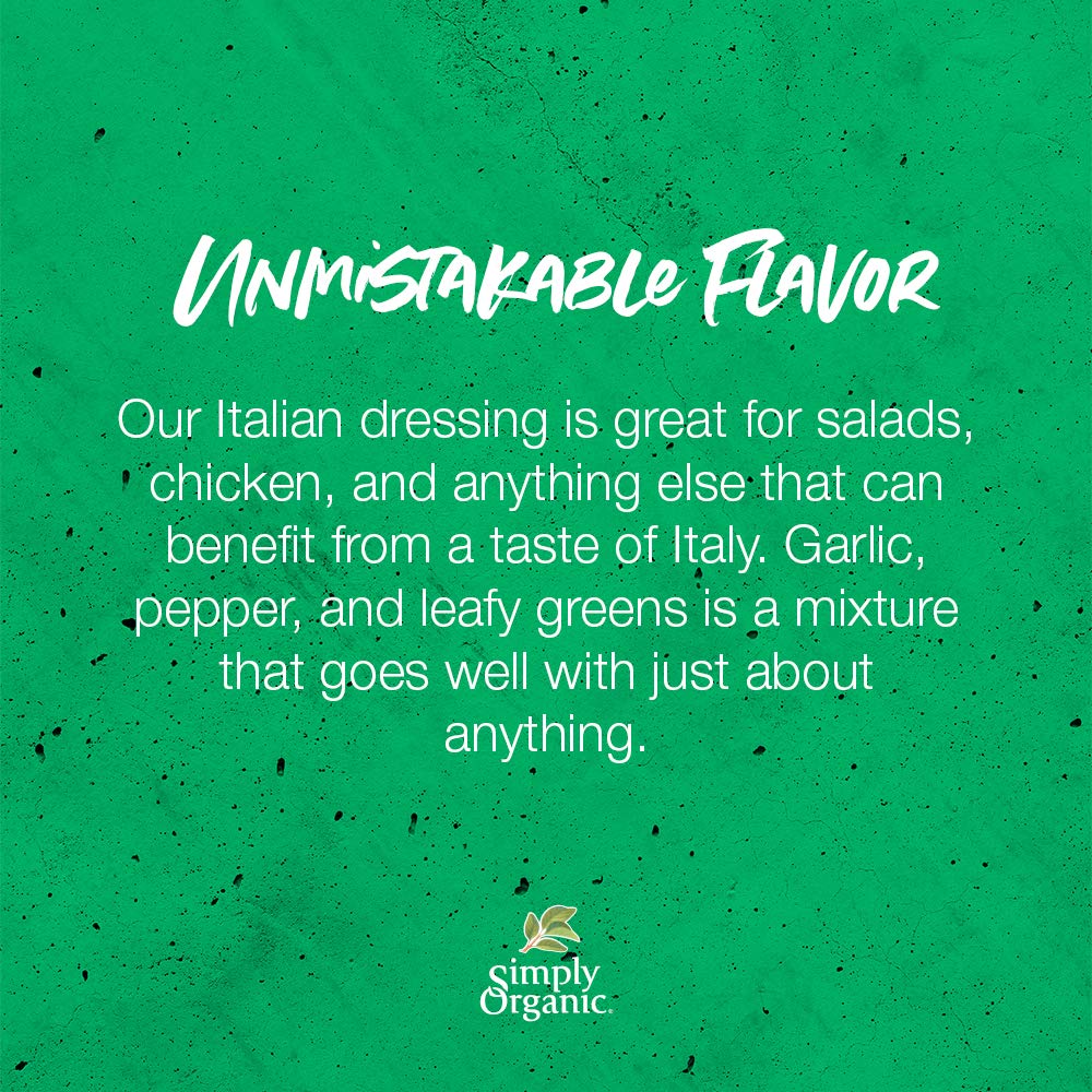 Simply Organic Italian Salad Dressing Mix, 0.7 Oz. (Case of 12)