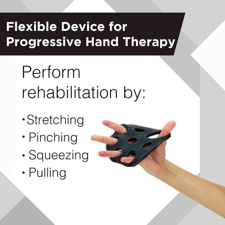 TheraBand Hand Xtrainer, Black, Advanced Hand Therapy & Strength Training