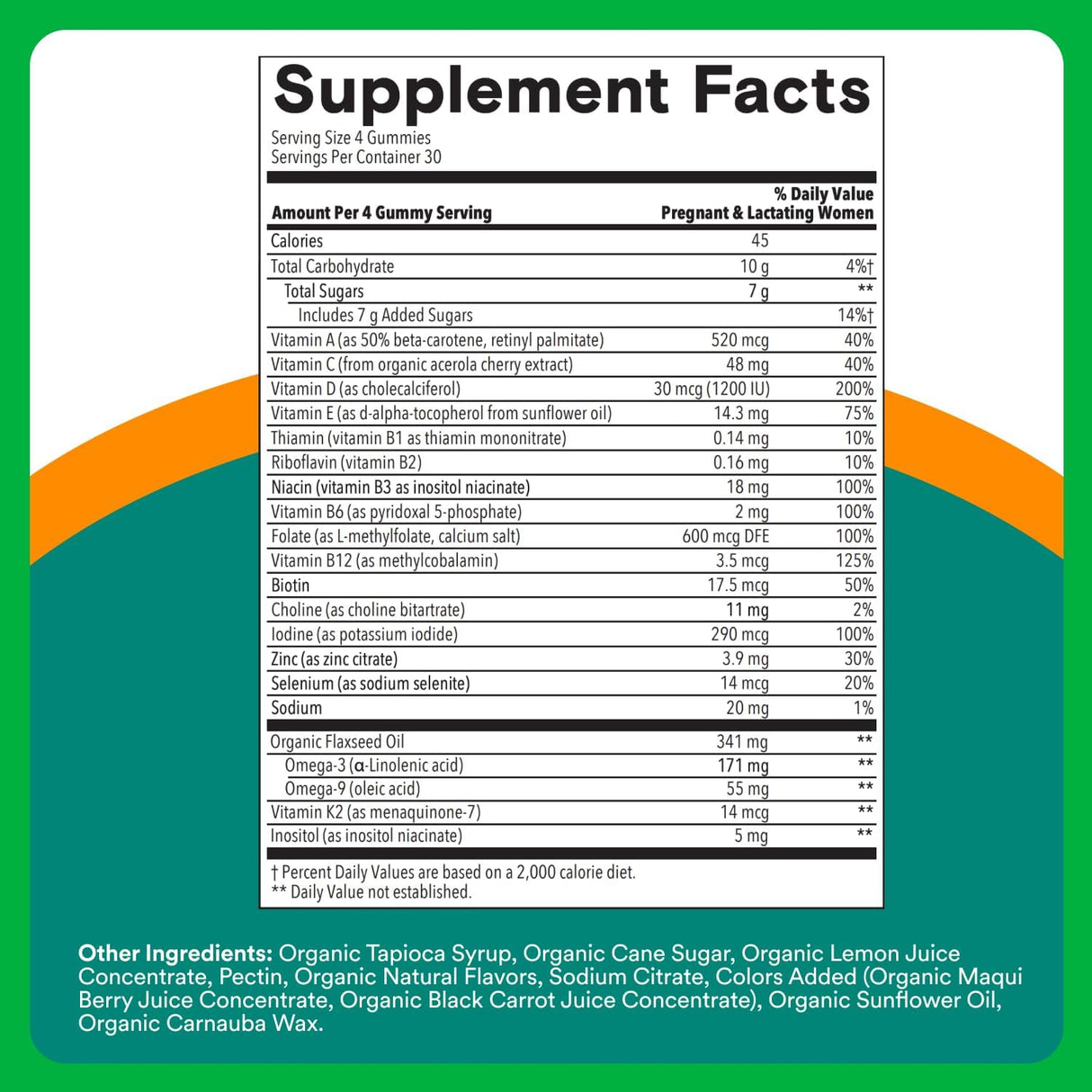 Smartypants Prenatal Gummy Multivitamin - Iron Free, DHA & Folate - 120 Count