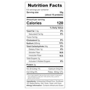 Unique Pretzel Rings, Sourdough Craft Beer Flavor, 12-Pack (11 oz)