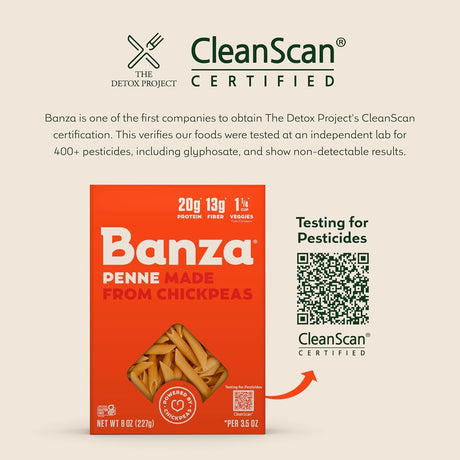 Banza Angel Hair Chickpea Pasta, 8 oz, Case of 12