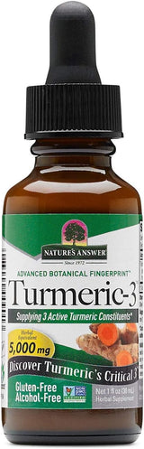 Nature's Answer Turmeric-3, 90 Vegetarian Capsules