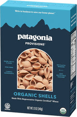 Patagonia Provisions - Organic Shell Pasta, 12 oz (Pack of 6) - USA Made