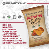 The Daily Crave Bourbon BBQ Quinoa Chips, 4.25 oz, Pack of 8