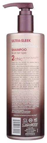 Giovanni 2chic Keratin & Argan Revitalizing Shampoo, 24 fl. oz.