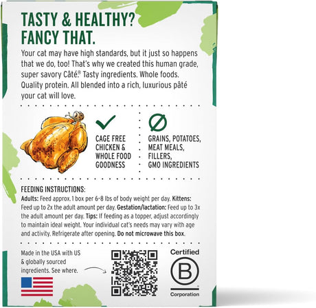 The Honest Kitchen Grain Free Chicken Pate Cat Food, Pack of 12, 5.5 oz