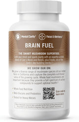 Om Mushroom Superfood Brain Fuel Capsules, 90 ct - Lion's Mane & Reishi (Packaging May Vary)