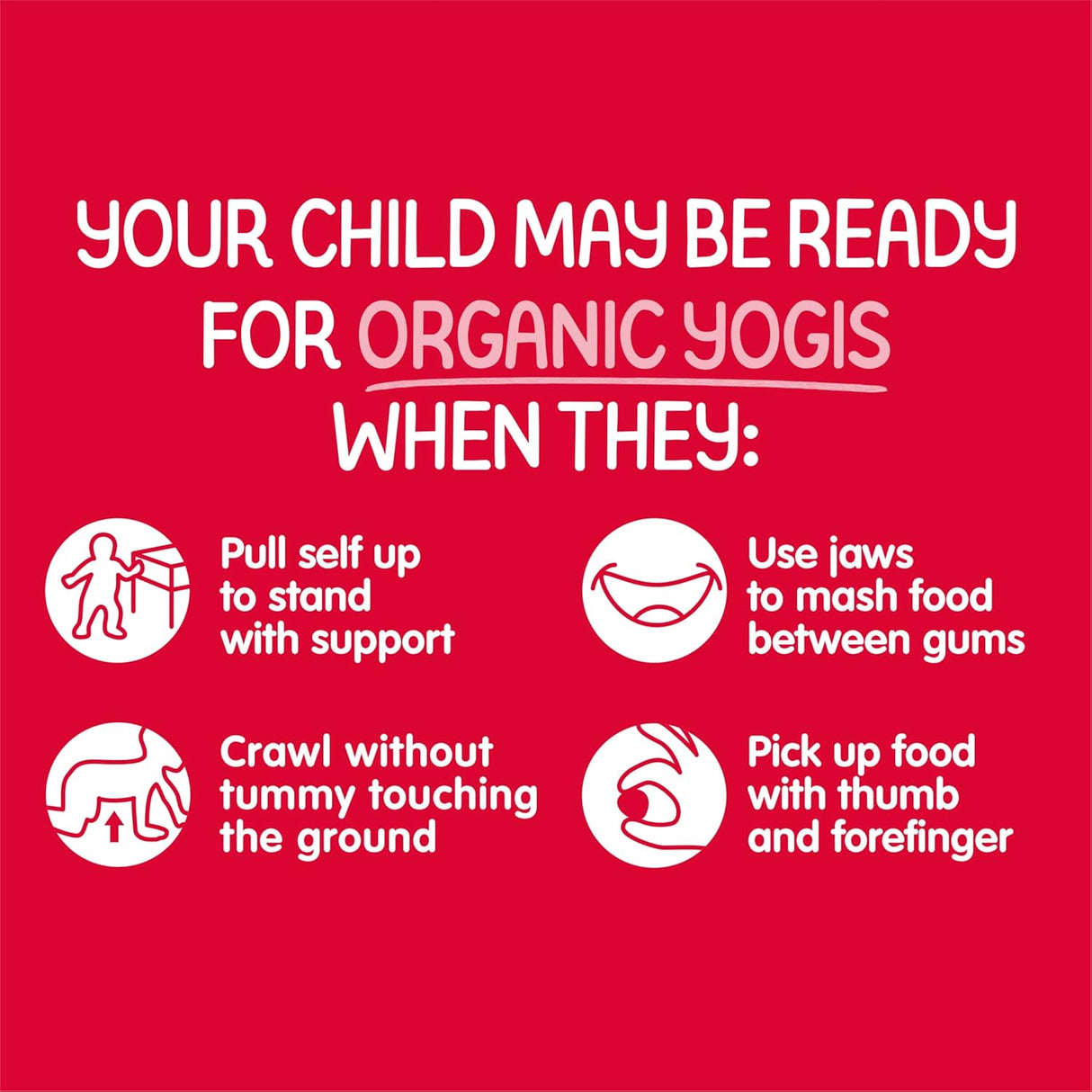 Happy Baby Happy Yogis Organic Strawberry Yogurt & Fruit Snacks, 1 oz, Pack of 8