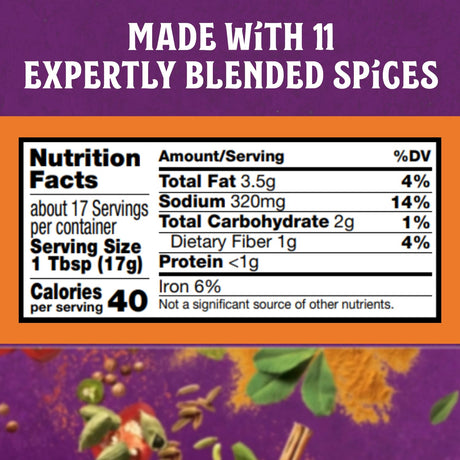 Patak's Mild Curry Spice Paste, Pack of 6, 10 Oz. Jars