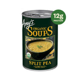 Amy's Organic Low Sodium Split Pea Soup, 14.1 oz, Pack of 12