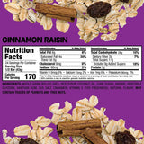 Bobo's Cinnamon Raisin Whole Grain Oat Bar 3 oz individually wrapped — non-GMO, kosher, whole grain snack bar ingredients