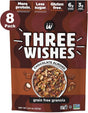 Three Wishes Granola - Grain Free Chocolate Almond, 8 oz (Pack of 8) - Healthy Breakfast Cereal