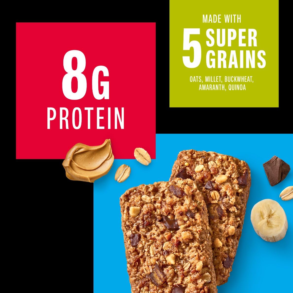 Peanut Butter Banana Dark Chocolate Protein Bars, 1.76 Oz. (Pack of 5 Boxes, 6 Bars Each) by Kind