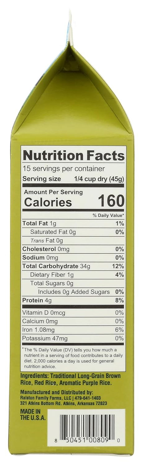 Ralston Family Farms Rice Nature's Blend, 24 oz. Bags, Case of 6
