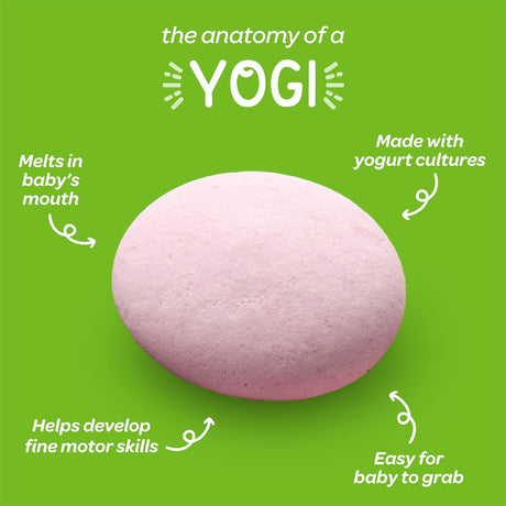 Happy Baby Happy Yogis Organic Strawberry Yogurt & Fruit Snacks, 1 oz, Pack of 8