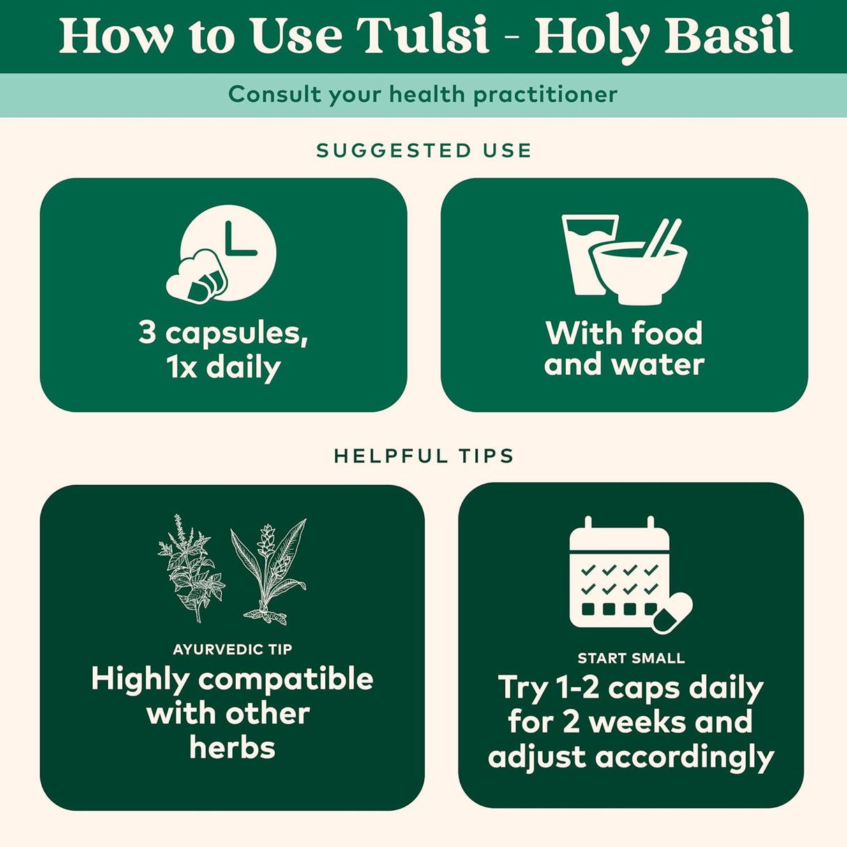 Organic India Tulsi Holy Basil Supplement, 90 Capsules – Stress Relief & Immune Support