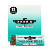 Thunderbird Bar Chocolate Almond Butter Sea Salt - 12 Pack, 1.7 Oz each - Cozy Farm 