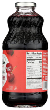 Renew Juice Company Organic Tart Cherry Juice, 32 Fl Oz Bottles, Pack of 6