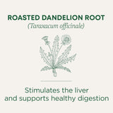 Traditional Medicinals Organic Roasted Dandelion Root Herbal Tea, 16 Tea Bags, Case of 6