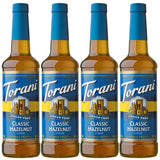 Torani Sugar-Free Hazelnut Coffee Syrup, 12.7 fl oz, Pack of 4, Kosher