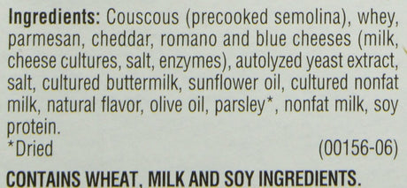 Near East Couscous Mix, Parmesan, Case of 12, 5.9 Oz