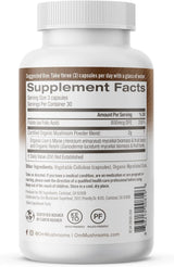Om Mushroom Superfood Brain Fuel Capsules, 90 ct - Lion's Mane & Reishi (Packaging May Vary)