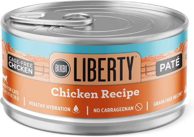Bixbi - Liberty Chicken Pate Cat Food, 2.75 oz (Case of 24) - Grain Free Formula