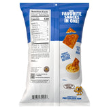 Pretzel snack package with nutritional information and branding details.
