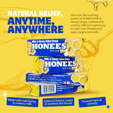 Honees Milk and Honey Filled Bite-Sized Soft Caramel Drops, Pack of 24, 1.5 Oz.