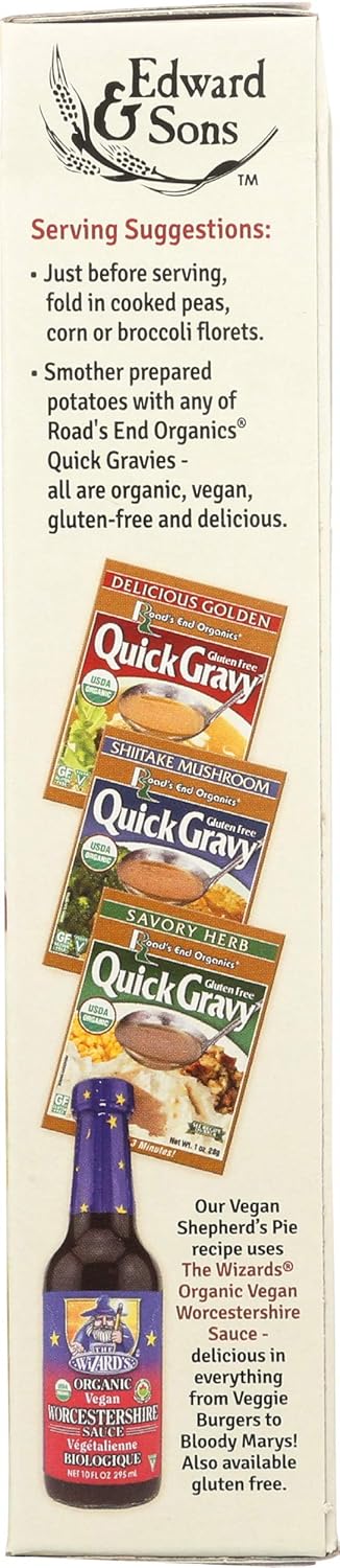 Edward And Sons Organic Homestyle Mashed Potatoes 6 Pack 3.5 Oz Each