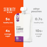 Serenity Kids Carrot Medley Pouch, Organic Baby Food, 3.5 oz, Pack of 6