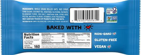 Bobo's Oat Bars Fig Blueberry Oat Bars - 6 Pack of 1.5 oz Bars