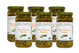 Jeff's Garden Hot Sliced Jalapeno Peppers, 12 oz, Pack of 6
