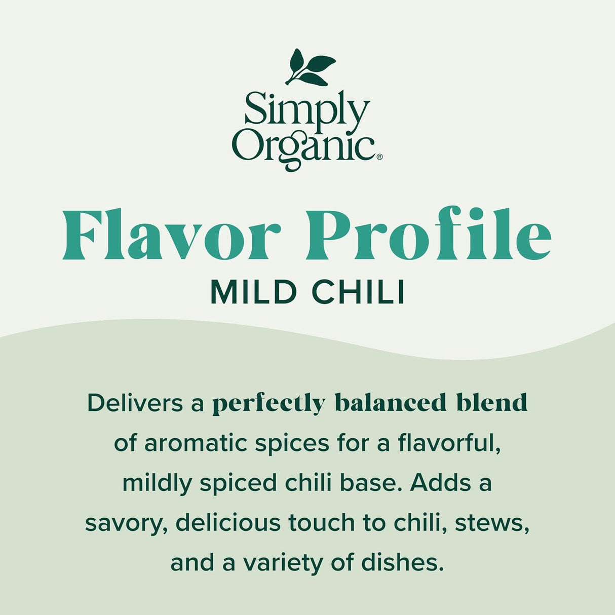 Simply Organic Mild Chili Seasoning Mix Case of 12 1 Oz Packets