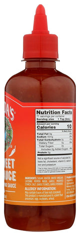 Melinda's Thai Sweet Chili Sauce, 6 x 12 oz.