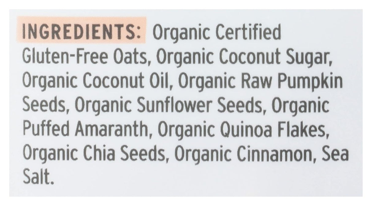 Purely Elizabeth Organic Ancient Grain Granola, Pumpkin Fig, Case of 6, 12 Oz